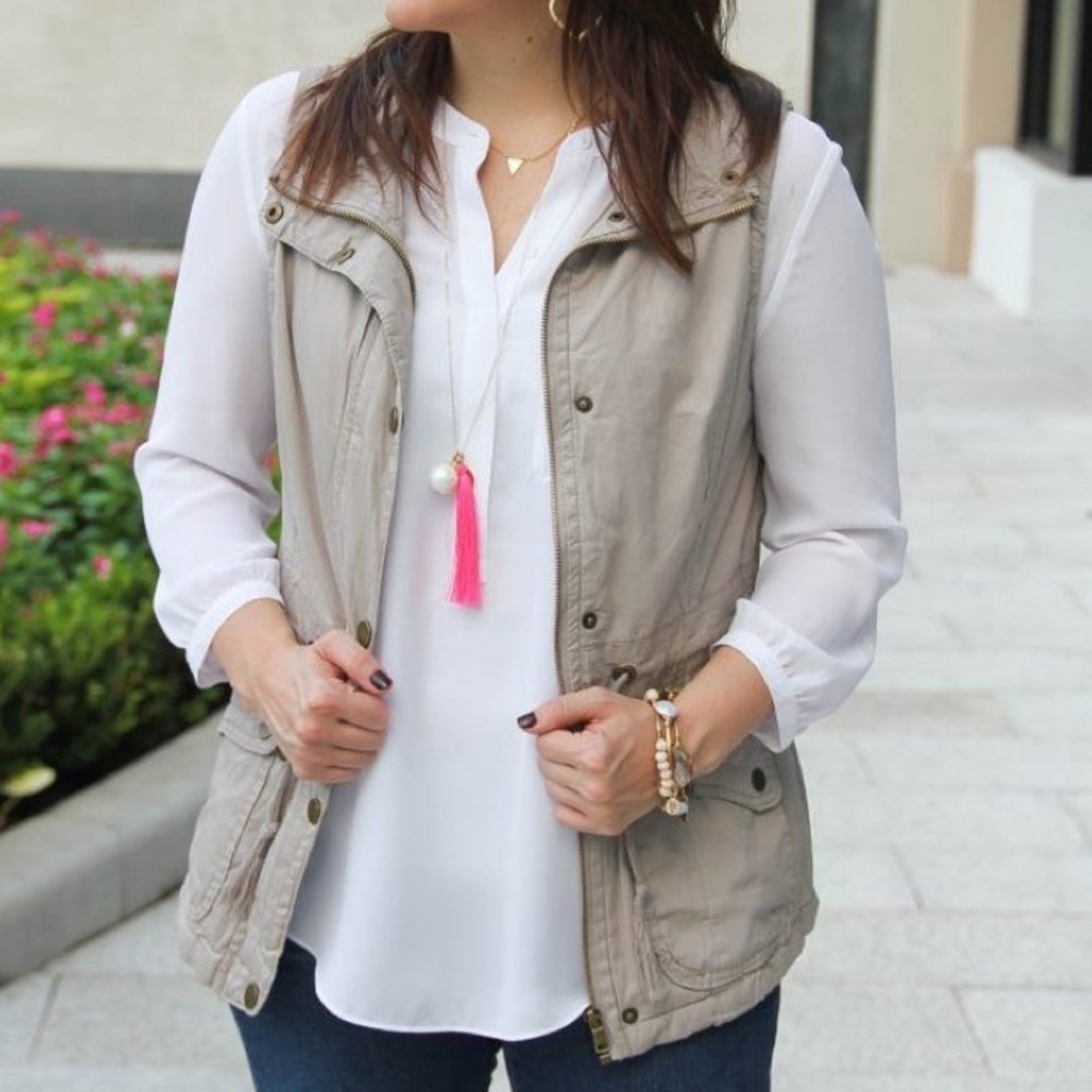 Gray Utility Vest